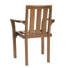 MAEVA - Set of 2 Stackable Armchairs in Oiled Teak Wood