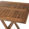 MAEVA Garden Table for 2 People - Teak Wood - 70 x 70 cm