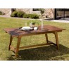 Table de jardin MAEVA - Bois teck huilé - 180/240x100cm