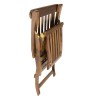 MAEVA Garden Lounger in Oiled Teak Wood - Durable Outdoor Furniture