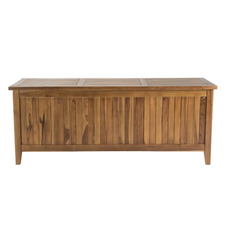 Coffre de jardin piscine en bois teck huilé MAEVA 165x55cm