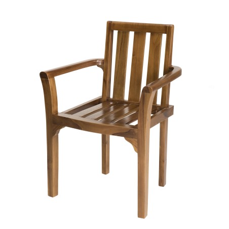 Salon de jardin en bois teck huilé MAEVA - 8/10 personnes