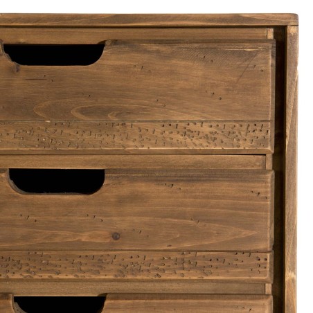 Commode ANDY bois marron 4 tiroirs - Scandinave