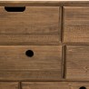 ANDY - Brown Wood Scandi Chest of Drawers with 8 Drawers