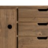 Buffet ANDY - Bois de sapin ciré - 2 portes 3 tiroirs