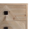 Chevet MANDY beige style scandinave 2 tiroirs