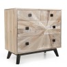 Commode MANDY beige scandi 4 tiroirs