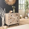 Commode MANDY beige scandi 4 tiroirs