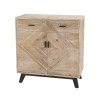 Buffet MANDY beige scandi 2 tiroirs 2 portes