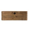 SANDY Brown Storage Chest - Recycled Pine with Black Metal Handles