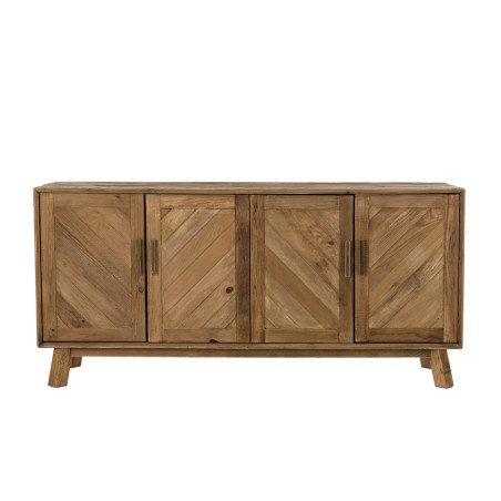 Buffet marron 4 portes bois Pin recyclé SANDY