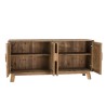Buffet marron 4 portes bois Pin recyclé SANDY