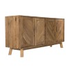 Buffet marron 4 portes bois Pin recyclé SANDY