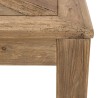 SANDY Brown Rectangular Dining Table 200x90cm - Recycled Pine
