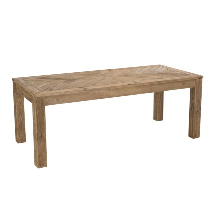 Table à manger rectangulaire en bois Pin recyclé SANDY