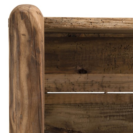 SANDY Brown 5-Tier Recycled Pine Wood Shelf