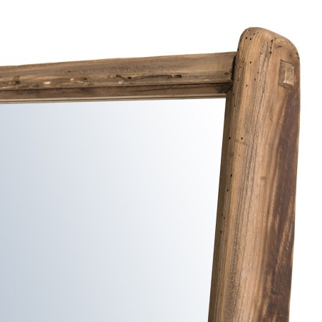 SANDY - Brown Recycled Pine Wood Mirror | Home Decor