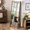 SANDY - Brown Recycled Pine Wood Mirror | Home Decor