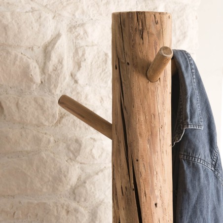 SANDY - Natural Brown Coat Rack | 1.80m Height