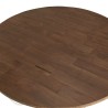 Table basse ronde en teck recyclé SIXTINE 120x120cm