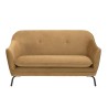 NELSON - Canapé ROME 2 places in Camel Color