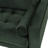 NELSON - MADRID 3-Seater Velvet Sofa in Pine Green