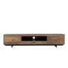 DANDY TV Stand 3 Drawers 1 Niche Natural Recycled Pine and Black