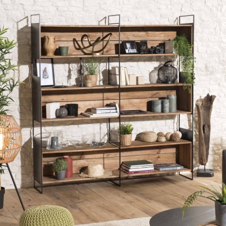 Étagère niche 3 niveaux DANDY en bois Pin recyclé