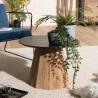 Table d'appoint DANDY en bois de pin recyclé