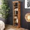 API - Brown 45 cm Teak Wood Bookcase