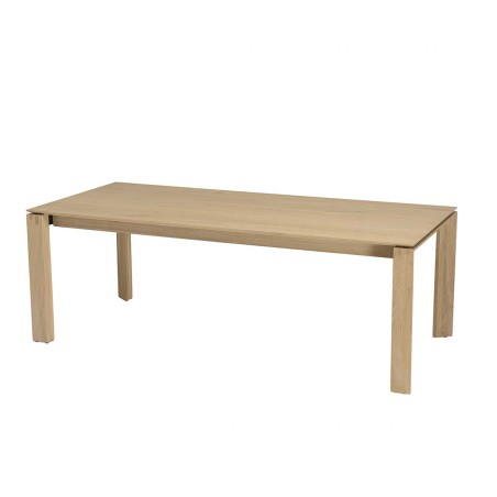 MAXENCE Extendable Rectangular Dining Table 220/320cm - Oak Wood