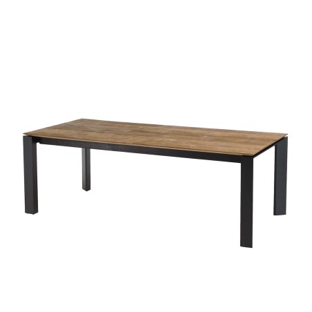 Table à manger MAXENCE en bois teck recyclé