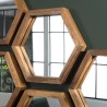 Miroir SIXTINE en bois de teck recyclé