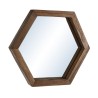 Miroir SIXTINE en bois de teck recyclé