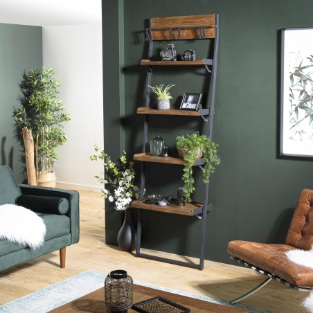 Étagère murale SIXTINE en teck recyclé