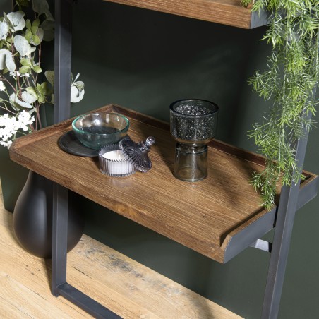 Étagère murale SIXTINE en teck recyclé
