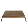 Table basse carrée SIXTINE en teck recyclé