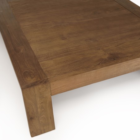 Table basse carrée SIXTINE en teck recyclé