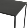 ROMAIN Rectangular Black Metal Industrial Console