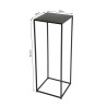 ROMAIN - Black Industrial Metal High Plant Stand
