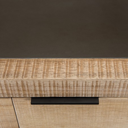 Buffet CARLA en bois de teck et métal