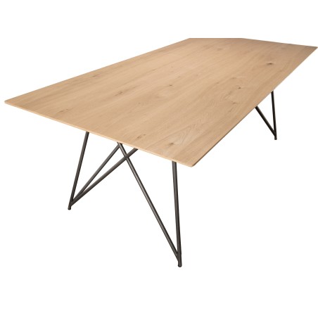 Table à manger MAXENCE en chêne 220x100cm