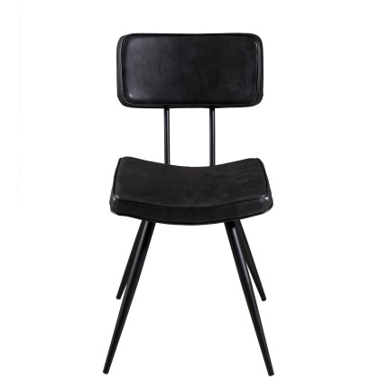 AUGUSTIN Set of 2 Black JAMES Chairs - Stylish and Durable