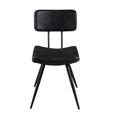 Lot de 2 chaises noires AUGUSTIN JAMES