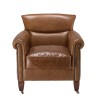 OCTAVE VERONE Vintage Brown Leather Armchair