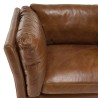 Fauteuil vintage en cuir marron OCTAVE MILANO