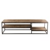 Table basse rectangulaire SIXTINE en teck recyclé
