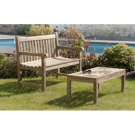 Banc de jardin Java en bois Teck - Résistant et de qualité supérieure