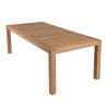 Table de jardin en bois Teck KIM VIESTE 220 x 100 cm