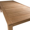 KIM Garden Table for 6/8 People - VIESTE 220 x 100 cm Teak Wood